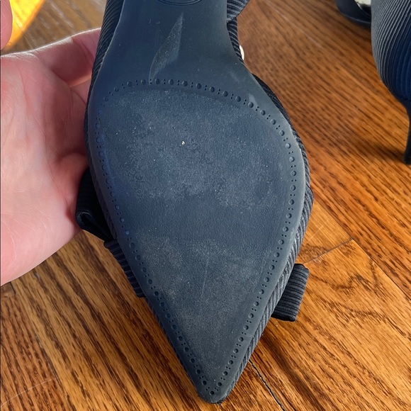 1901 Black Kitten Heel Women's Shoes - Picture 5 of 8